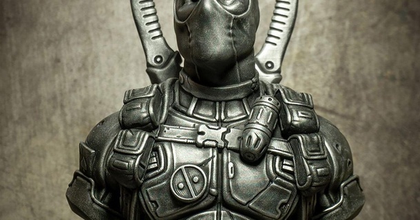 deadpool bust remastered supportless edition stl eastman download free model printablescom 3d models art & design sculptures armor armour comic comics 3d print model - Mito3D