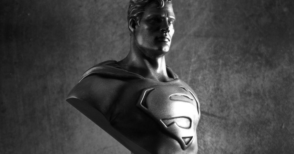 man steel bust stl eastman download free model printablescom 3d models art & design sculptures 3D print model - Mito3D