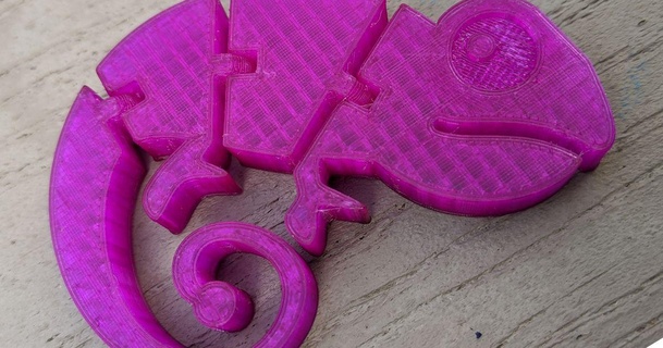 pascal tipo descargar gratis stl modelo imprimiblescom 3d modelos juguetes juegos camaleón disney filamento flexible enredado 3d print model - Mito3D