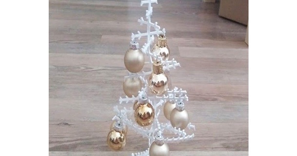 christmas tree bent janerain download free stl model printablescom 3d models household decor christmasdecoration xmas 3d print model - Mito3D