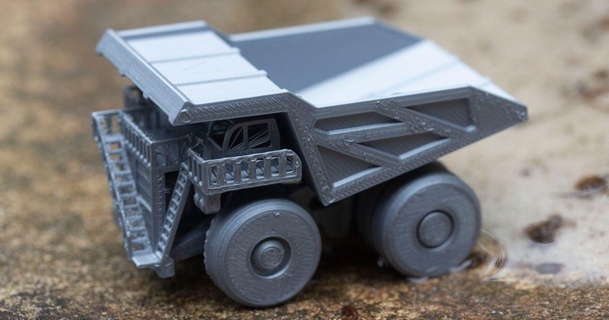 çekmek kamyon 40mm damperli Bryan indir Bedava stl model printablescom 3d modeller oyuncaklar oyunlar Araçlar dökmek küçük 3d print model - Mito3D