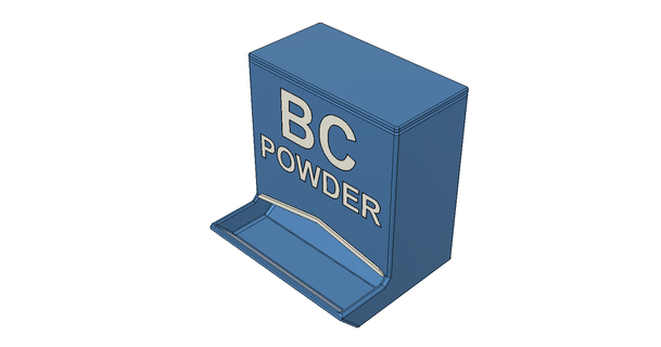 bc powder dispenser kenkay download free stl model printablescom 3d models printers accessories 3d print model - Mito3D