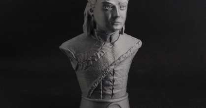Arya Stark Büste Spiel Throne fotis Minze download frei stl Modell Printablescom 3d Modelle Kunst Design Skulpturen Game of Thrones 3d print model - Mito3D