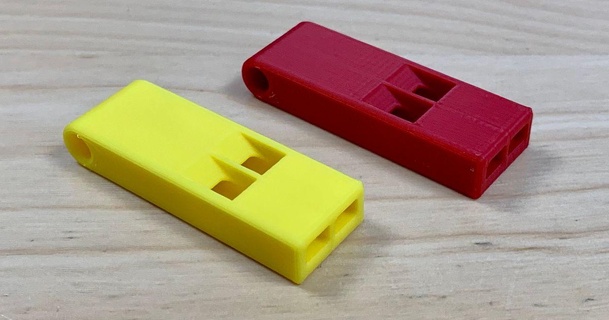 minimalistic dual tone whistle fns720 download free stl model printablescom 3d models toys & games 3d print model - Mito3D