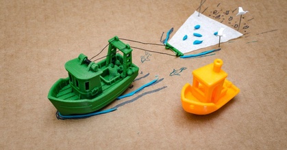 fin trawler vandragon Scarica gratuito stl modello printablescom 3d Modelli giocattoli Giochi veicoli barca nave nuotare navi vasca bagno 3d print model - Mito3D