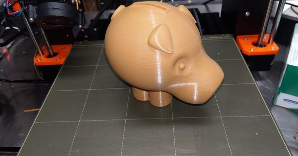pig - version 3 piggybank 2 kaje download free stl model printablescom 3d models art & design sculptures 3d print model - Mito3D