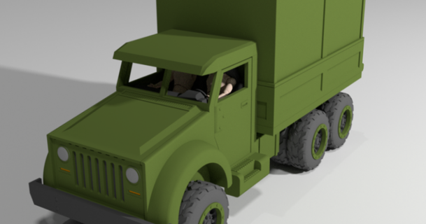 mvs heavy transport truck tanner3d download free stl model printablescom 3d models toys & games vehicles 3d print model - Mito3D