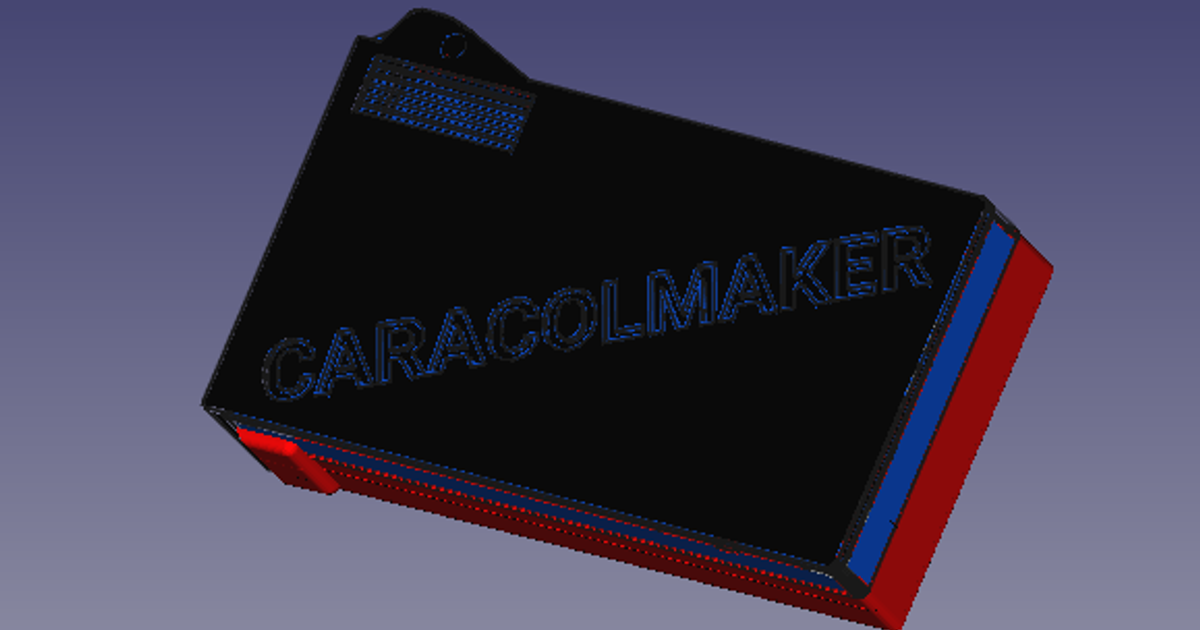 portefeuille caracolmaker Télécharger libre stl modèle imprimablescom 3d modèles loisir fabricants organisateurs intelligent porte monnaie 3D print model - Mito3D