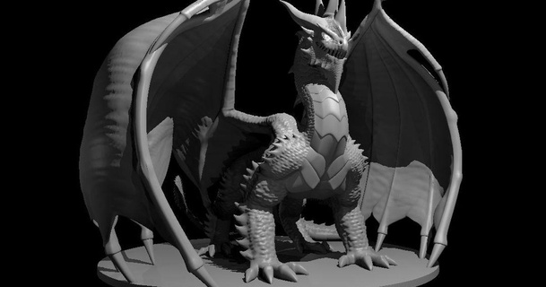 dragon creation mz4250 download free stl model printablescom 3d models toys & games board 3d print model - Mito3D