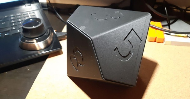 10 sided dice holder u1 palm download free stl model printablescom 3d models toys & games board box d10 3d print model - Mito3D