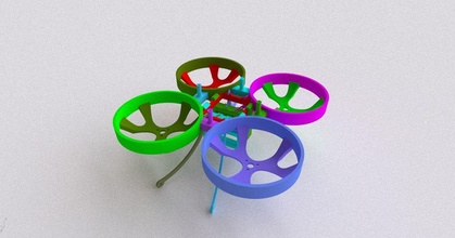 mobula 7 replacement frame ubermeisters download free stl model printablescom 3d models hobby & makers rc robotics quad quadcopter drone flight 3d print model - Mito3D
