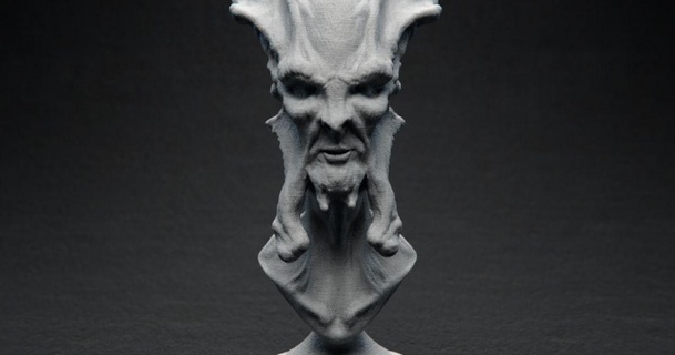 overseer realm ben dansie download free stl model printablescom 3d models art & design sculptures alien blender bust character creature 3d print model - Mito3D