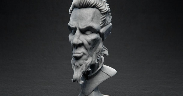 chilling ben dansie download free stl model printablescom 3d models art & design sculptures beard bearded blender character chill 3d print model - Mito3D