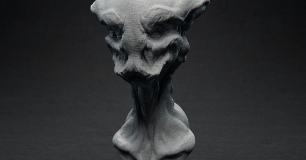 strognarox ben dansie download free stl model printablescom 3d models art & design sculptures alien blender bust character 3d print model - Mito3D