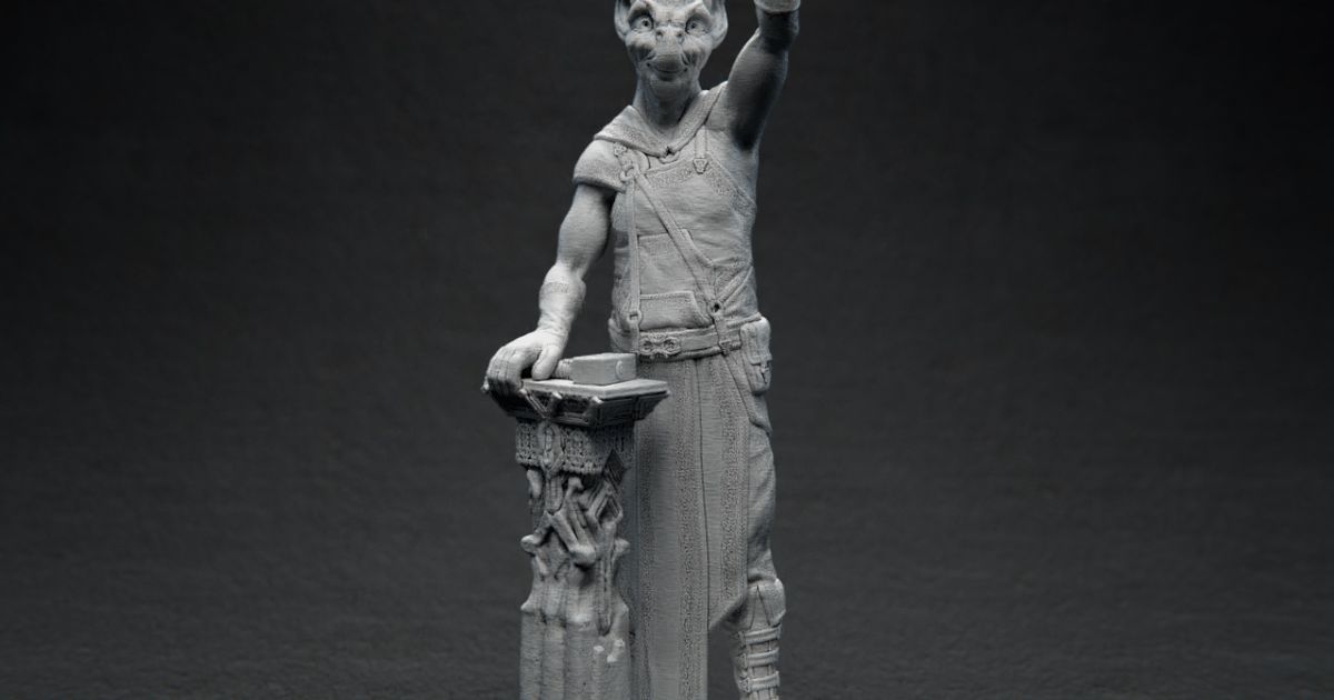 multiparte nuroh Gribsek Maestro herrero ben baile descargar gratis stl modelo imprimiblescom 3d modelos Arte diseño esculturas extraterrestre extraterrestres bendansie personaje 3D print model - Mito3D