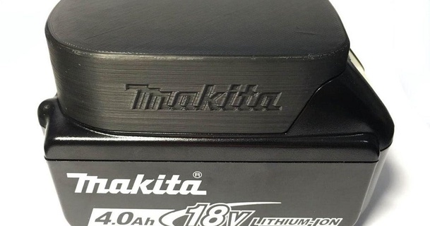 makita 18 144 batterie couverture gaine blanc Télécharger libre stl modèle imprimablescom 3d modèles loisir fabricants outils 18v machine 3d print model - Mito3D