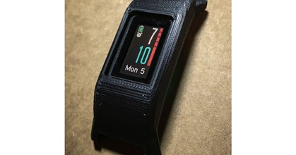 garmin vivosport band adapter fasteddy download free stl model printablescom 3d models fashion accessories smartwatch watch 3d print model - Mito3D