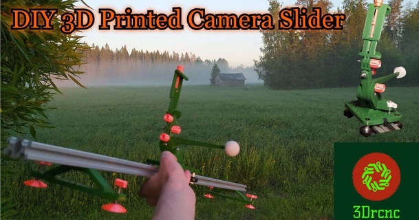 diy 3d printed camera slider 3drcnc download free stl model printablescom models gadgets photo & video 3d print model - Mito3D