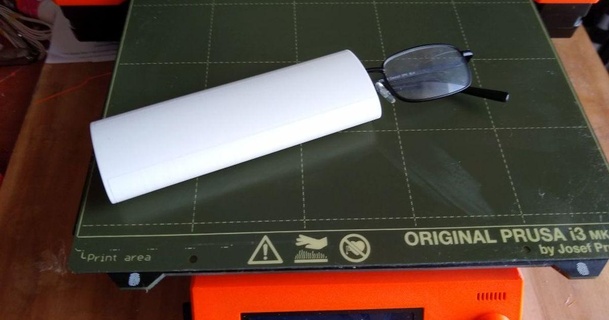 minimalista Customizável lendo óculos caso bainha gpc baixar livre stl modelo printablescom 3d modelos passatempo fabricantes organizadores 3d print model - Mito3D
