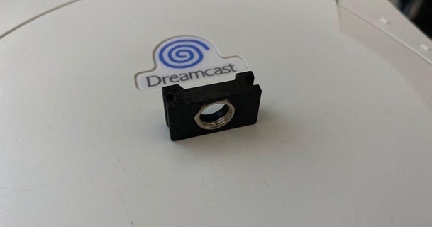 Dreamcast suministro Puerto dc enchufe adaptador picopsu mafredri descargar gratis stl modelo imprimiblescom 3d modelos pasatiempo hacedores electrónica 3d print model - Mito3D