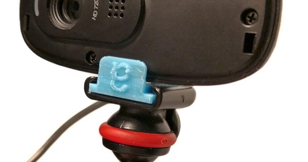 logitech c270 webcam guerriglia treppiedi montare edditivo Scarica gratuito stl modello printablescom 3d Modelli gadget cameramount logitechc270 Logitech Mouse Logitechwebcam adattatore per treppiede 3d print model - Mito3D
