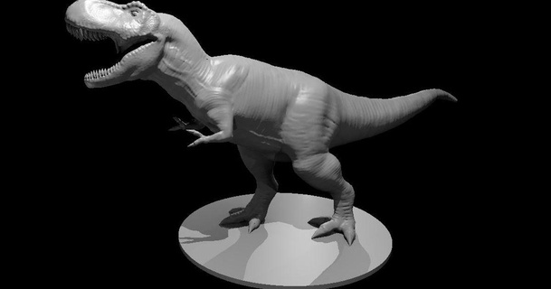 tiranosaurio rex actualizado mz4250 descargar gratis stl modelo imprimiblescom 3d modelos juguetes juegos tablero 3d print model - Mito3D