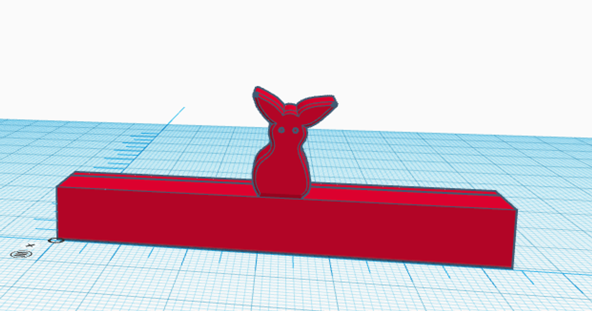 bunny photo stand wallet sized print drofmij download free stl model printablescom 3d models household office 3D print model - Mito3D