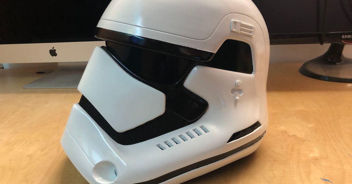 Stormtrooper tfa timón mantener caja descargar gratis stl modelo imprimiblescom 3d modelos disfraces accesorios cosplay general guerra Galaxias fuerza despierta usable 3D print model - Mito3D