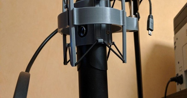 svive idra elite shock montare strangolatore gatti Scarica gratuito stl modello printablescom 3d Modelli gadget Audio audiofilo microfono ammortizzatore shockmount 3d print model - Mito3D
