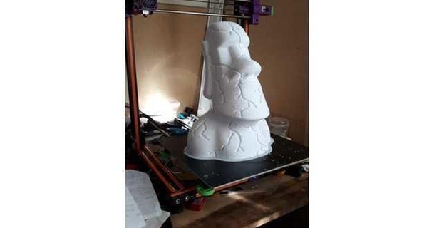 moai lave lampe Juanma Télécharger libre stl modèle imprimablescom 3d modèles Ménage décor 3d print model - Mito3D