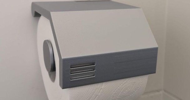 toilet paper holder - octo design bunnyology download free stl model printablescom 3d models household bathroom 3d print model - Mito3D