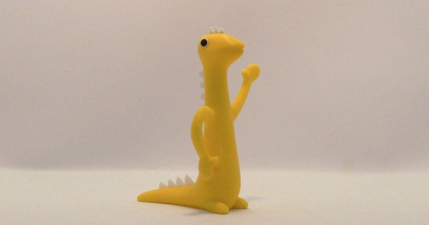 prickle reddadsteve download free stl model printablescom 3d models toys & games action figures statues cartoon dinosaur dragon gumby 3d print model - Mito3D