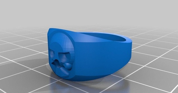 cranio squillare ninjoe Scarica gratuito stl modello printablescom 3d Modelli moda Accessori anello 3d print model - Mito3D
