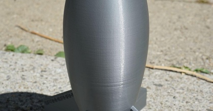 basit anahtar eller roket vazo mod Zeus 0815 indir Bedava stl model printablescom 3d modeller Sanat tasarım tasarımlar vazemode 3d print model - Mito3D