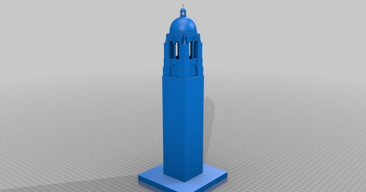 bishop johnson memorial tower stanley wei download free stl model printablescom 3d models world & scans architecture urbanism 3D print model - Mito3D