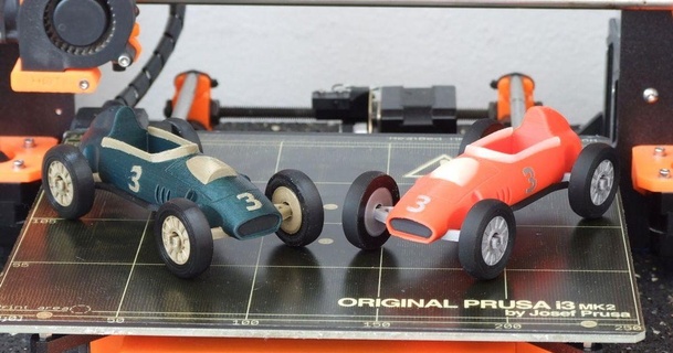 Ferrari 246 f1 multi color al indir Bedava stl model printablescom 3d modeller hobi yapımcılar otomotiv araba ikili ekstrüzyon ferrari246 3d print model - Mito3D