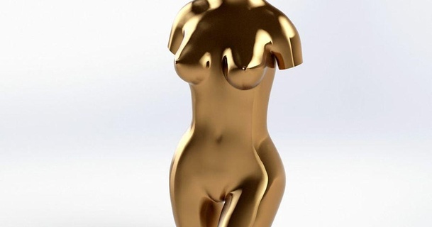 hembra torso Venus eslavo descargar gratis stl modelo imprimiblescom 3d modelos Arte diseño esculturas 3d print model - Mito3D
