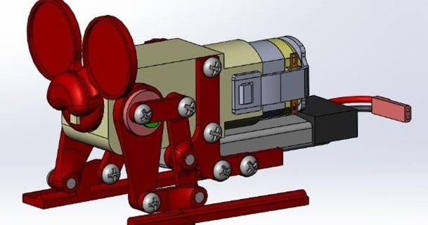 walker bot geoff download free stl model printablescom 3d models learning engineering cams insert toy 3d print model - Mito3D