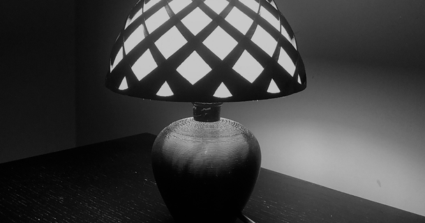 nuit bureau lampe Paix détente Marcel Télécharger libre stl modèle imprimablescom 3d modèles Ménage chambre 3d print model - Mito3D