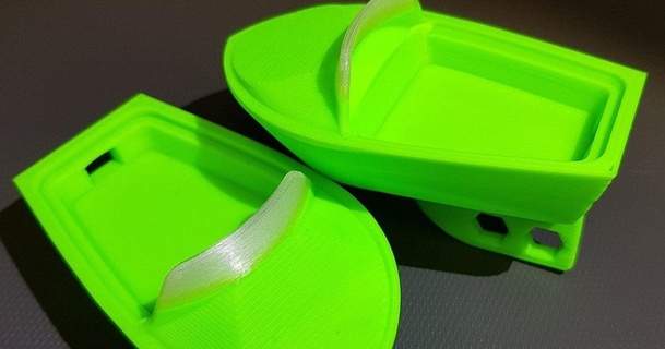 simple boat - easy print hedo3d download free stl model printablescom 3d models toys & games outdoor boot swimming 3d print model - Mito3D