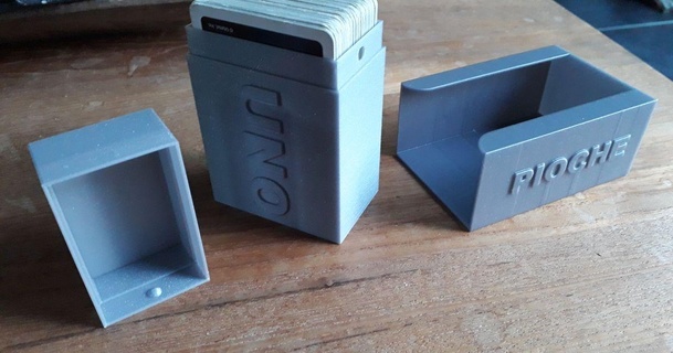 boite rangement uno fredr Télécharger libre stl modèle imprimablescom 3d modèles jouets Jeux planche 3d print model - Mito3D