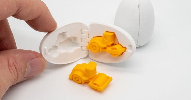 surprise Oeuf 12 minuscule rouleau compresseur agepbiz Télécharger libre stl modèle imprimablescom 3d modèles jouets Jeux miniature œuf jouet 3d print model - Mito3D