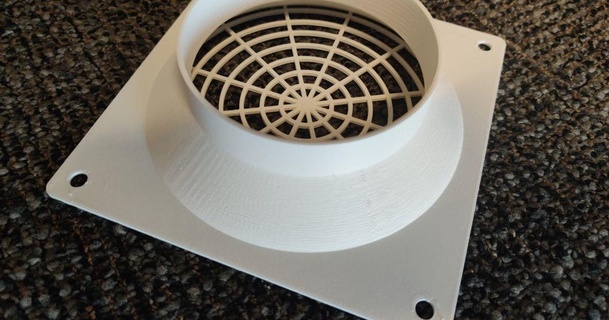 ac infinity fan 4in dryer duct rt3d download free stl model printablescom 3d models printers accessories acinfinity airplate coolingduct coolingfan dryervent 3d print model - Mito3D
