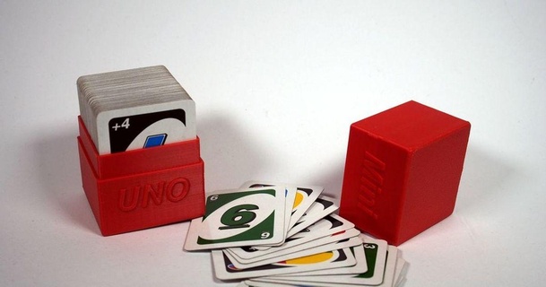 mini uno card game box spambouncer download free stl model printablescom 3d models toys & games cardgame 3d print model - Mito3D