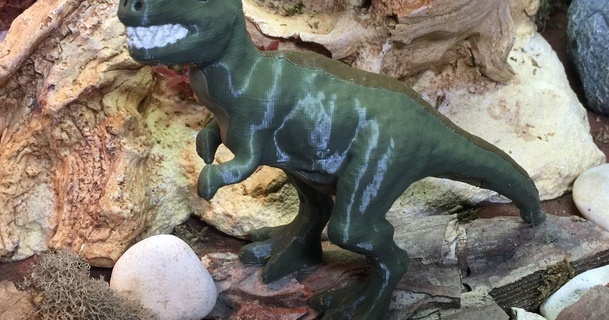 tyrannosaurus rex asllexicon download free stl model printablescom 3d models toys & games rpg figures artifact dino dinosaur dnd 3d print model - Mito3D