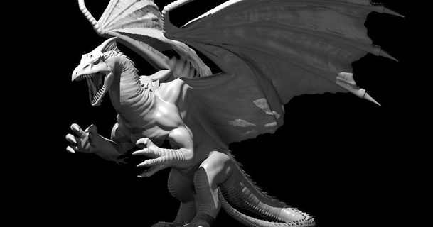 white dragon mz4250 download free stl model printablescom 3d models toys & games board wyrmling 3d print model - Mito3D