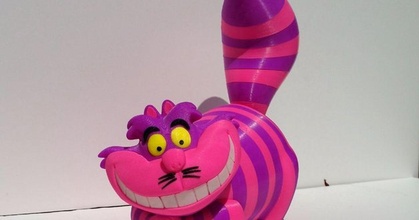Cheshire gato reddadsteve descargar gratis stl modelo imprimiblescom 3d modelos juguetes juegos acción cifras estatuas animal mundo maravilloso 3d print model - Mito3D