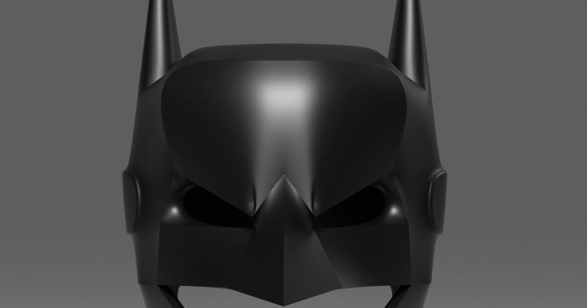 batman maske cilt 2 bajtech indir Bedava stl model printablescom 3d modeller kostümler Aksesuarlar maskeler dc 3D print model - Mito3D