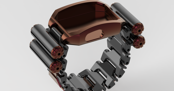 multifunzionale mano orologio braccialetto v2 ragnatela tiratore pronto bajtech Scarica gratuito stl modello printablescom 3d Modelli moda uomini braccialetti uomo ferro meraviglia 3d print model - Mito3D