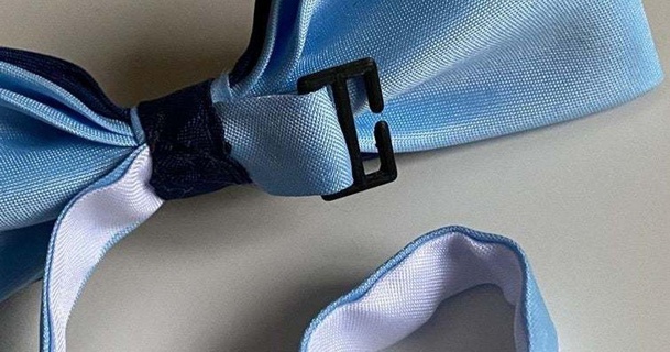arco gravata conector suéter baixar livre stl modelo printablescom 3d modelos moda homens borboleta 3d print model - Mito3D